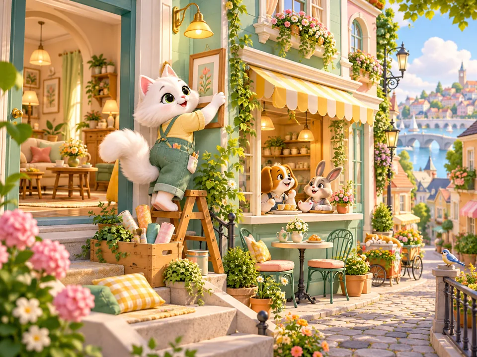 Original artwork for Whisker Street